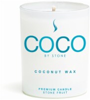 COCO by Stone Coconut Wax Stone Fruit Scented Jar Candle Perspective: Main