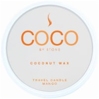 COCO by Stone Mango Coconut Wax Candle Travel Tin Perspective: Main