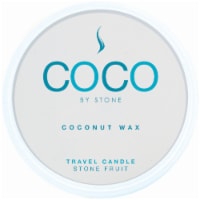 COCO by Stone Fruit Coconut Wax Candle Travel Tin Perspective: Main