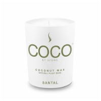 Stone Candles Coconut Candle Santal Perspective: Main