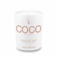 Stone Candles Oud Wood Coconut Candle Perspective: Main