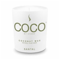 Stone Candles Santal Coconut Wax Candle Perspective: Main