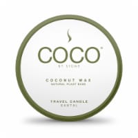 COCO® by Stone Coconut Wax Travel Tin Candle - Santal