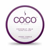 COCO® by Stone Coconut Wax Travel Tin Candle - Figuier