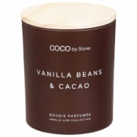 Stone Candles COCO Cacao and Vanilla Scented Candle - Fall Collection Perspective: Main