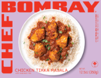 Chef Bombay Chicken Tikka Masala with Basmati Rice Frozen Meal Perspective: Main