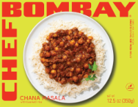 Chef Bombay Chana Masala with Basmati Rice Frozen Meal Perspective: Main