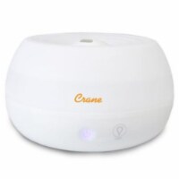 Crane Ultrasonic Cool Mist Personal Humidifier & Diffuser - White