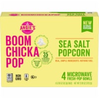 Angie's® Boom Chicka Pop Gluten Free Sea Salt Microwave Popcorn Perspective: Main