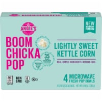 Angie's® Boom Chicka Pop Gluten Free Lightly Sweet Kettle Corn Microwave Popcorn Perspective: Main