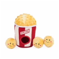 Zippy Paws Popcorn Bucket Burrow Dog Toy Perspective: Main