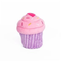 Zippy Paws 817025 Cupcake Plush Dog Toy - Pink Perspective: Main