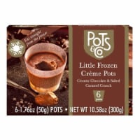 Pots & Co Little Frozen Crème Pots Creamy Chocolate & Salted Caramel Crunch Desserts Perspective: Main