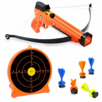 ArmoGear Bow & Arrow Archery Set | 6 Darts, Target & Blaster Bow