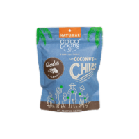CocoGoods Co Natural Toasted Coconut Chips Chocolate 3.5 oz, Zip lock Bag