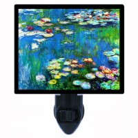 Monet Decorative Photo Night Light. Water Lilies. Free Extra Picture For Lights.