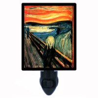 Old Masters Decorative Photo Night Light. The Scream. Free Extra Picture For Lights.