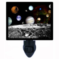 Space Decorative Photo Night Light. Planets. Free Extra Picture For Lights.