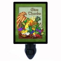 Thanksgiving Decorative Photo Night Light. Give Thanks. Free Extra Picture For Lights.