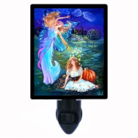 Fantasy Photo Night Light. Cinderella And Fairy Godmother. Free Extra Picture For Lights.