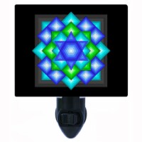 Jewish Decorative Photo Night Light. Star Quilt. Free Extra Picture For Lights.