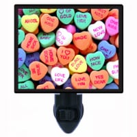 Valentine's Day Decorative Photo Night Light. Valentine Candy. Free Extra Picture For Lights.