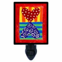 Valentine's Day Photo Night Light. Valentine Hearts. Free Extra Picture For Lights.
