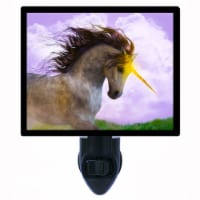 Fantasy Decorative Photo Night Light. Unicorn With Magic Horn. Free Extra Picture For Lights.