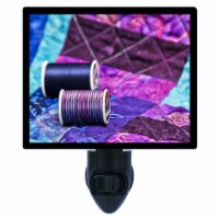 Quilt Decorative Photo Night Light. Quilting Thread. Free Extra Picture For Lights.
