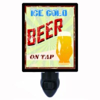 Bar Decorative Photo Night Light. Beer On Tap. Kitchen. Free Extra Picture For Lights.
