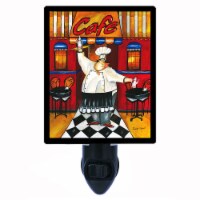 Kitchen Chef Decorative Photo Night Light. Cafe. Free Extra Picture For Lights.