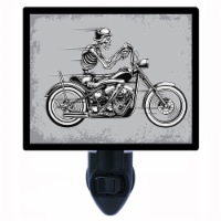 Motorcycle Decorative Photo Night Light. Skeleton Ride. Free Extra Picture For Lights.