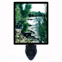 Tropical Photo Night Light. Cool Green Cooper Island. Free Extra Picture For Lights.
