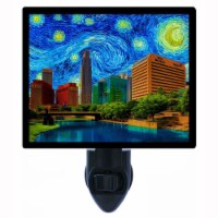 Van Gogh Decorative Photo Night Light. Omaha Starry Night. Free Extra Picture For Lights.