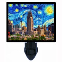 Van Gogh Photo Night Light. San Antonio Starry Night. Free Extra Picture For Lights.
