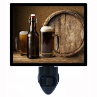 Kitchen Decorative Photo Night Light. Beer And Keg. Free Extra Picture For Lights.