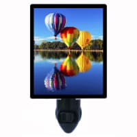 Hot Air Balloon Photo Night Light. Just Hanging Around. Free Extra Picture For Lights.
