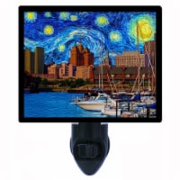 Van Gogh Decorative Photo Night Light. Buffalo Starry Night. Free Extra Picture For Lights.