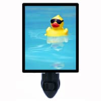 Rubber Duck Decorative Photo Night Light. Cheap Sunglasses. Free Extra Picture For Lights.