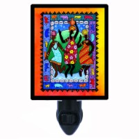 Cultural Decorative Photo Night Light. World Beat. Free Extra Picture For Lights.