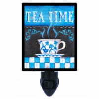 Kitchen Decorative Photo Night Light. Free Switchable Insert. Tea Time