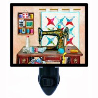 Quilt Photo Night Light. Antique Quilting Room. Quilts. Free Extra Picture For Lights.