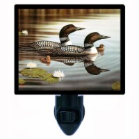 Loons Decorative Photo Night Light. Family Cruise Loons. Free Extra Picture For Lights.