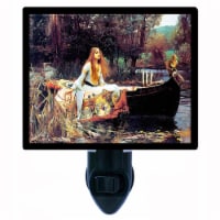 Old Maters Decorative Photo Night Light. The Lady Of Shallot. Free Extra Picture For Lights.