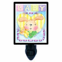 Baby Decorative Photo Night Light. Bunny And Bear. Free Extra Picture For Lights.