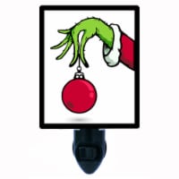 Christmas Decorative Photo Night Light. Grinch Ornament. Free Extra Picture For Lights.