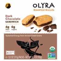 Olyra Organic Dark Chocolate Sandwich Breakfast Biscuits