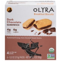Olyra Organic Dark Chocolate Sandwich Breakfast Biscuits