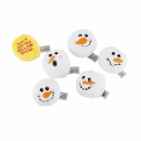 Midlee Snowball Fight Plush Dog Toy - 3