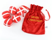 Midlee Santa's Gift Bag Dog Toy - 2.5
